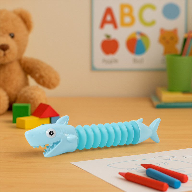 Fun stretchable shark toy